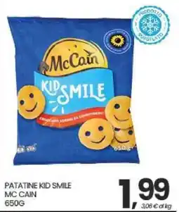 Interspar PATATINE KID SMILE MC CAIN offerta