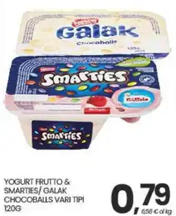 Interspar YOGURT FRUTTO & SMARTIES/ GALAK CHOCOBALLS offerta