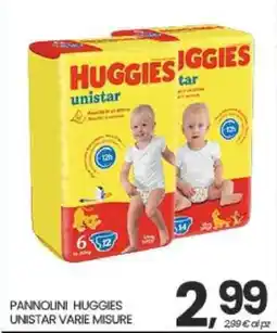 Interspar PANNOLINI HUGGIES UNISTAR VARIE MISURE offerta