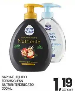 Interspar SAPONE LIQUIDO FRESH&CLEAN NUTRIENTE/DELICATO offerta