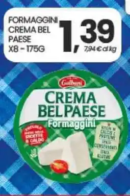 Interspar Formaggini Crema Bel Paese Galbani offerta