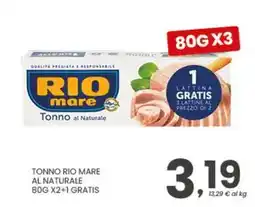 Despar Tonno rio mare al naturale offerta