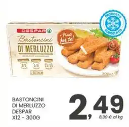 Despar Bastoncini di merluzzo Despar offerta