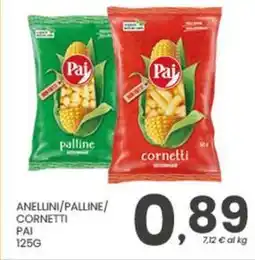 Despar Anellini/palline/ cornetti Pai offerta