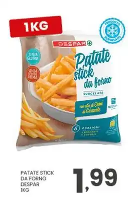 Despar Patate stick da forno Despar offerta