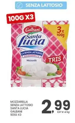 Despar Mozzarella senza lattosio santa lucia Galbani offerta