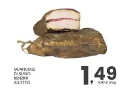 Despar Guanciale di suino renzini offerta