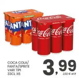 Despar Coca cola/ Fanta/Sprite offerta