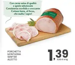 Despar Porchetta montagna Senfter offerta