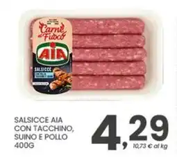 Despar Salsicce aia con tacchino, suino e pollo offerta