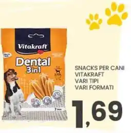 Despar Snacks per cani Vitakraft offerta