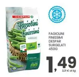 Despar Fagiolini finissimi despar surgelati offerta