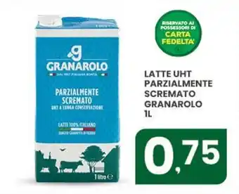 Latte uht parzialmente scremato Granarolo
