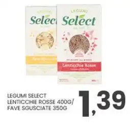 Despar Legumi select lenticchie rosse / fave sgusciate offerta