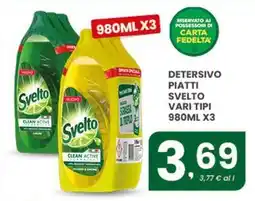 Despar Detersivo piatti Svelto offerta