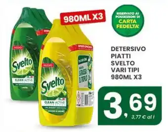 Detersivo piatti Svelto