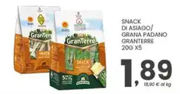 Despar Snack di asiago/ grana padano Granterre offerta