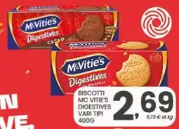 Despar Biscotti mc vitie's digestives offerta