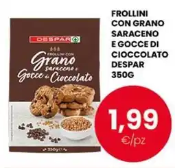 Despar Frollini con grano saraceno e gocce di cioccolato despar offerta