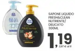 Despar Sapone liquido fresh&clean nutriente/ delicato offerta