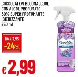 Galassia Coccolatevi bloomalcool con alcol profumato 60% super profumante igienizzante offerta
