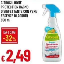 Galassia Citrosil home protection bagno disinfettante con vere essenze di agrumi offerta