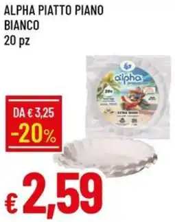 Galassia Alpha piatto piano offerta