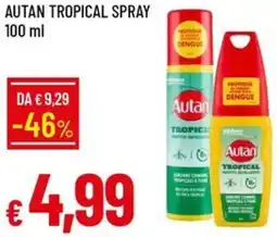 Galassia Autan tropical spray offerta