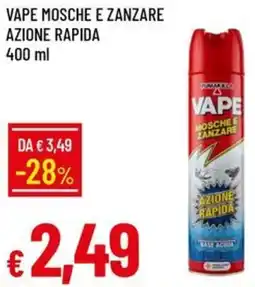 Galassia Vape mosche e zanzare azione rapida offerta