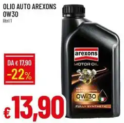 Galassia Olio auto arexons ow30 offerta