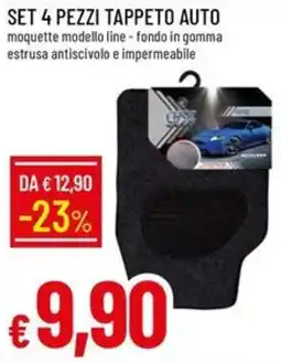 Galassia Set 4 pezzi tappeto auto offerta