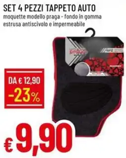 Galassia Set 4 pezzi tappeto auto offerta