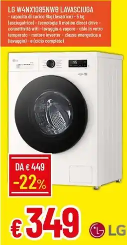 Galassia LG W4NX1085NWB LAVASCIUGA offerta