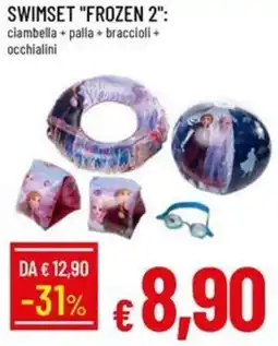 Galassia Swimset "frozen 2" offerta