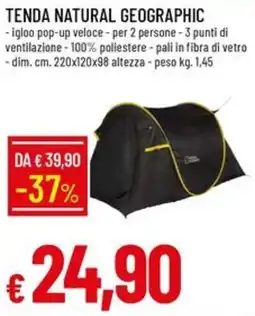 Galassia Tenda natural geographic offerta