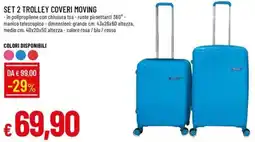 Galassia Set 2 trolley coveri moving offerta