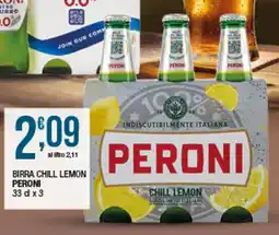 Maxi Sidis Birra chill lemon Peroni offerta