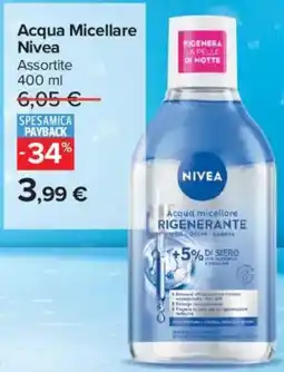 Carrefour Iper Acqua Micellare Nivea offerta