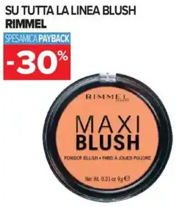 Carrefour Iper Su tutta la linea blush Rimmel offerta