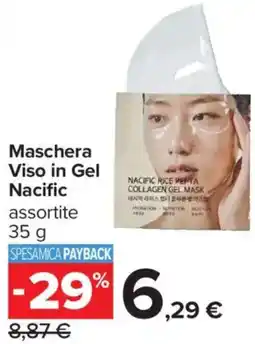 Carrefour Iper Maschera Viso in Gel Nacific offerta