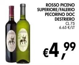 èccoMI Rosso piceno superiore/falerio pecorino doc destriero offerta