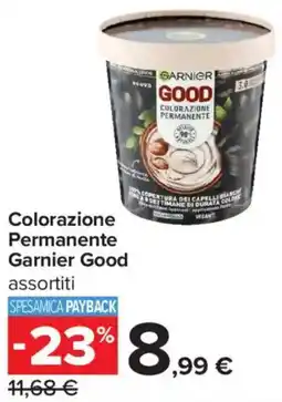 Carrefour Iper Colorazione Permanente Garnier Good offerta