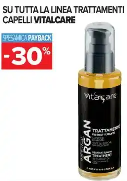 Carrefour Iper Su tutta la linea trattamenti capelli Vitalcare offerta
