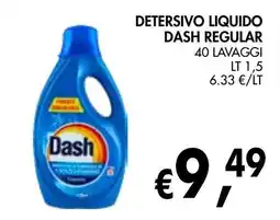 èccoMI Detersivo liquido dash regular offerta