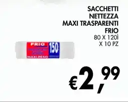 èccoMI Sacchetti nettezza maxi trasparenti offerta