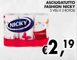 èccoMI Asciugatutto fashion Nicky offerta