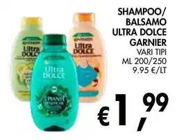 èccoMI Shampoo/ balsamo ultra dolce Garnier offerta