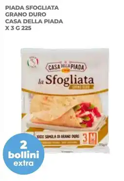 èccoMI Piada sfogliata grano duro Casa Della Piada offerta