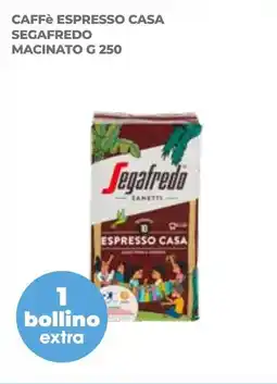 èccoMI Caffè espresso casa segafredo macinato offerta
