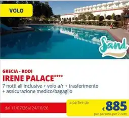 Galassia Irene palace offerta
